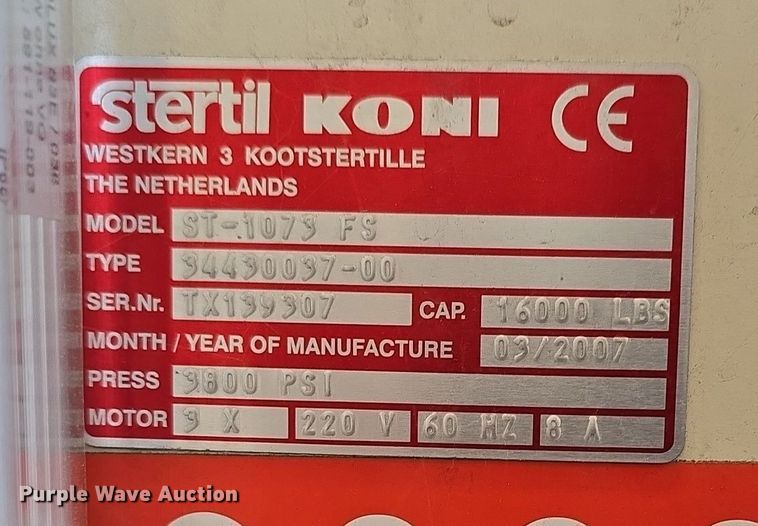 image for item LW9935 (12) Sterling Koni lifts