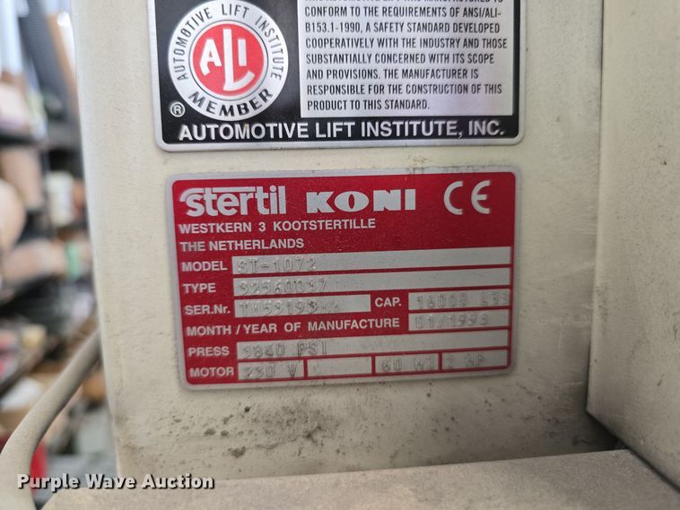 image for item LW9935 (12) Sterling Koni lifts