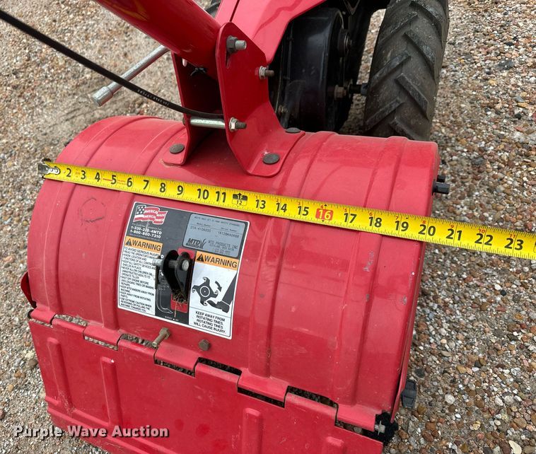 image for item MV9194 MTD 21A-410A000 rototiller