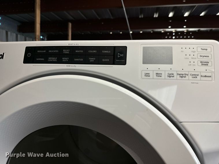 image for item MV9253 Whirlpool  washer and dryer 