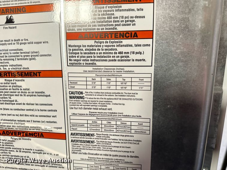 image for item MV9253 Whirlpool  washer and dryer 