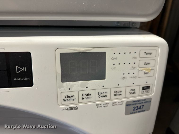 image for item MV9254 Whirlpool  washer and dryer