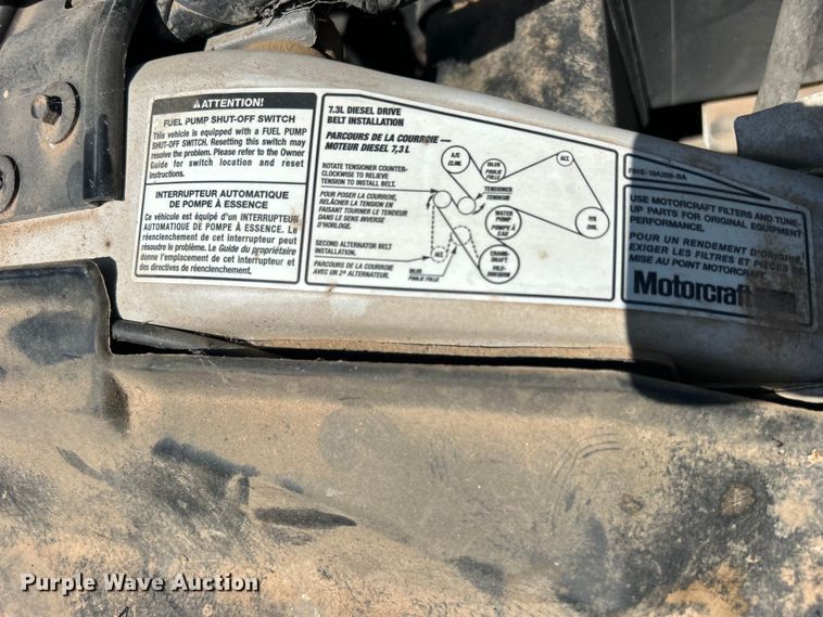 image for item NB9447 2000 Ford F350 Super Duty  Crew Cab pickup truck