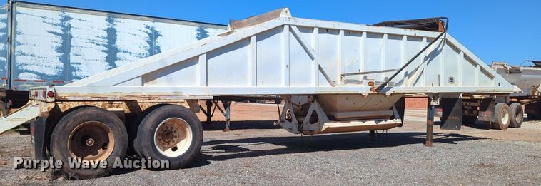 image for item NG9448 1996 Ranch Mfg Co bottom dump trailer