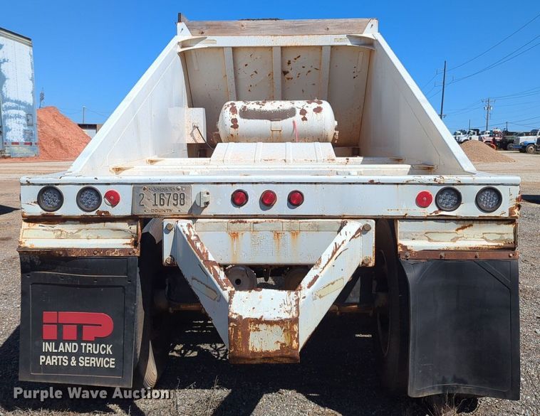 image for item NG9448 1996 Ranch Mfg Co bottom dump trailer