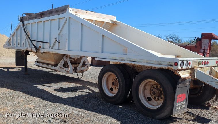 image for item NG9448 1996 Ranch Mfg Co bottom dump trailer
