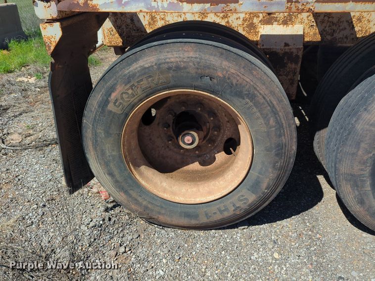 image for item NG9448 1996 Ranch Mfg Co bottom dump trailer
