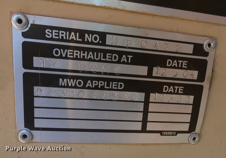 image for item NG9450 1983 AM General M-915-A1 truck cab and chassis