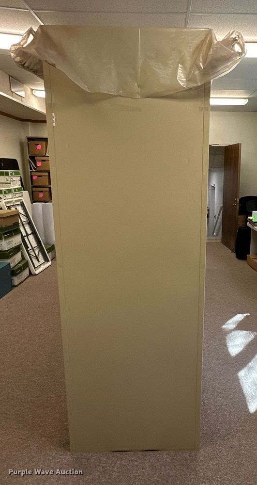 image for item NQ9018 (2) metal shelves 