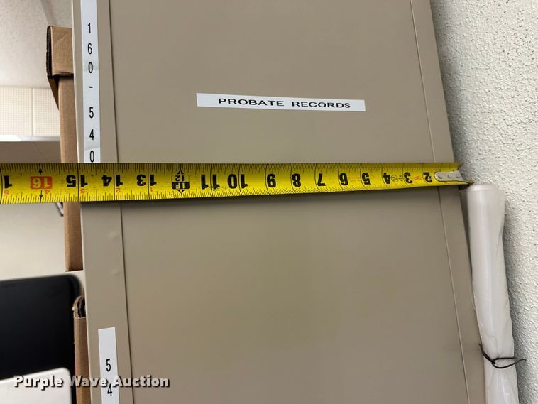 image for item NQ9018 (2) metal shelves 