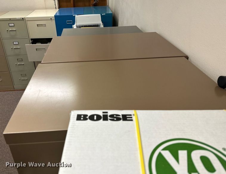 image for item NQ9019 (3) filing cabinets 