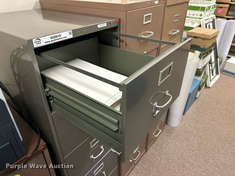 image for item NQ9019 (3) filing cabinets 