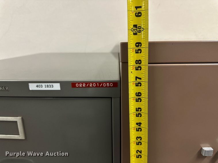image for item NQ9019 (3) filing cabinets 