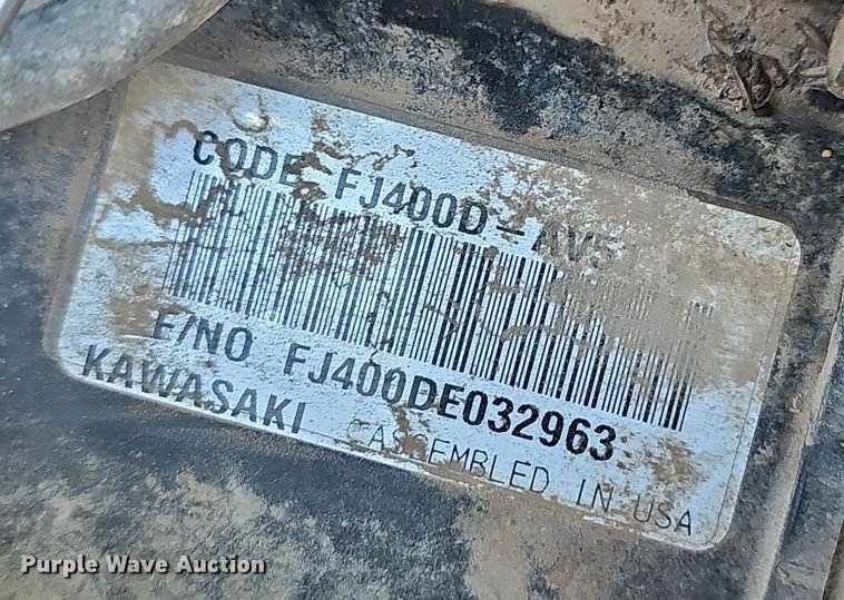 image for item NX9275 2007 Kawasaki  Mule 600 utility vehicle