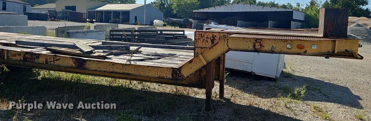 image for item NX9297 1978 Alabama Trailer  MTSH025AW drop tilt deck equipment trailer