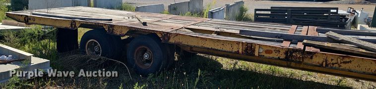 image for item NX9297 1978 Alabama Trailer  MTSH025AW drop tilt deck equipment trailer