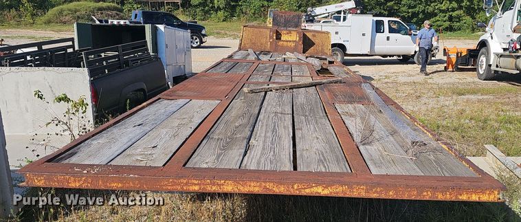 image for item NX9297 1978 Alabama Trailer  MTSH025AW drop tilt deck equipment trailer