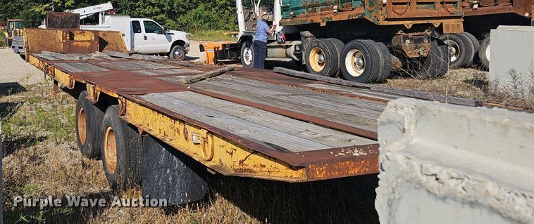 image for item NX9297 1978 Alabama Trailer  MTSH025AW drop tilt deck equipment trailer