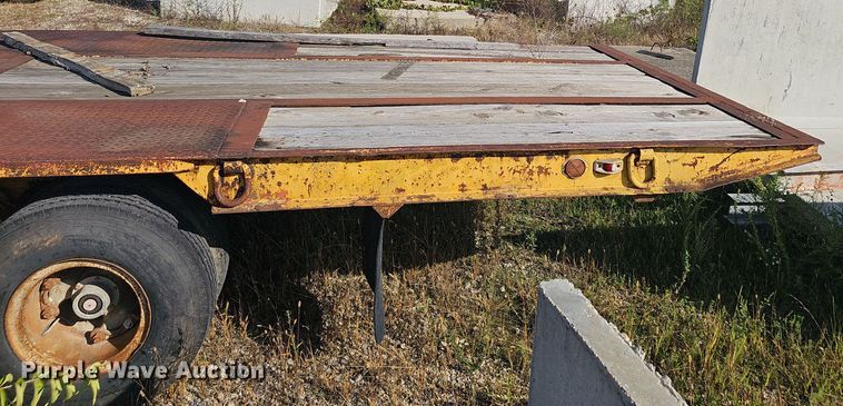 image for item NX9297 1978 Alabama Trailer  MTSH025AW drop tilt deck equipment trailer