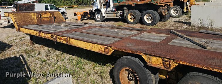 image for item NX9297 1978 Alabama Trailer  MTSH025AW drop tilt deck equipment trailer