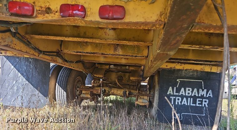 image for item NX9297 1978 Alabama Trailer  MTSH025AW drop tilt deck equipment trailer