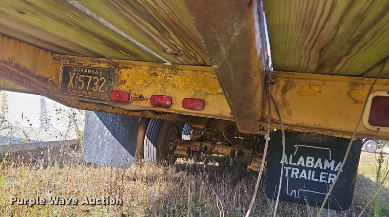 image for item NX9297 1978 Alabama Trailer  MTSH025AW drop tilt deck equipment trailer