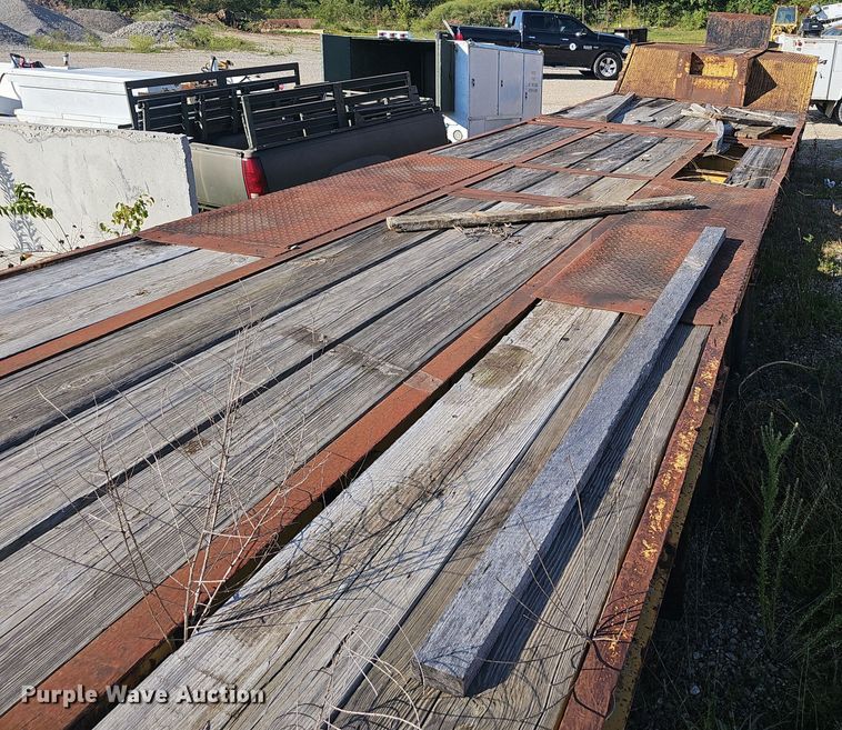 image for item NX9297 1978 Alabama Trailer  MTSH025AW drop tilt deck equipment trailer