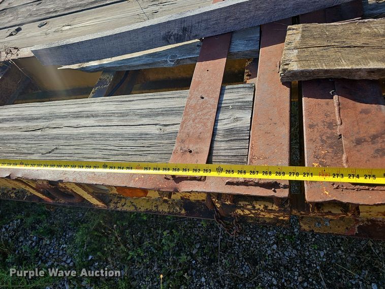 image for item NX9297 1978 Alabama Trailer  MTSH025AW drop tilt deck equipment trailer