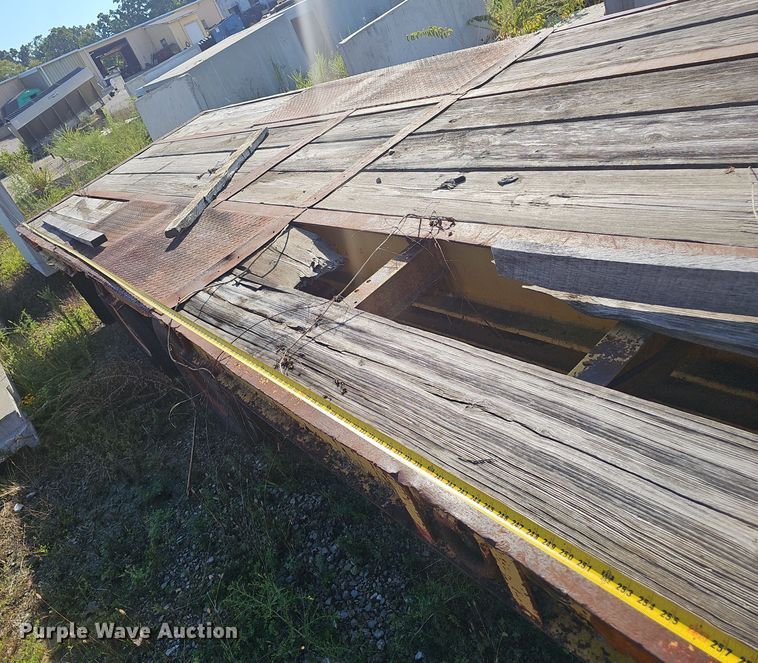 image for item NX9297 1978 Alabama Trailer  MTSH025AW drop tilt deck equipment trailer