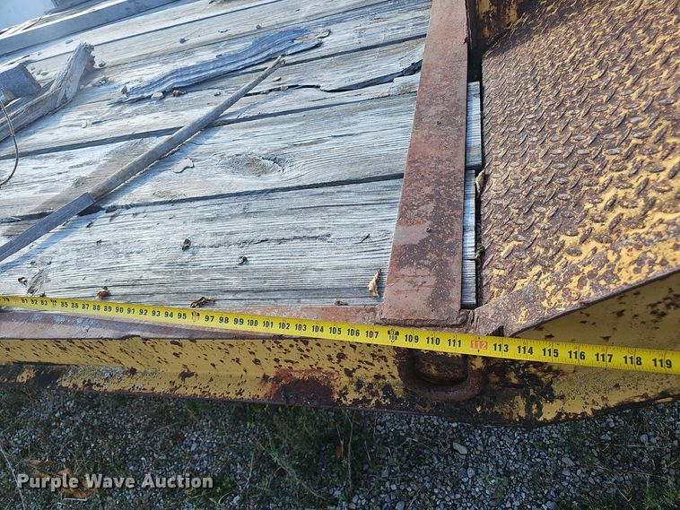 image for item NX9297 1978 Alabama Trailer  MTSH025AW drop tilt deck equipment trailer