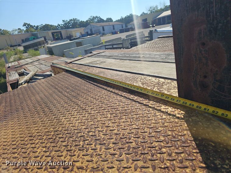 image for item NX9297 1978 Alabama Trailer  MTSH025AW drop tilt deck equipment trailer