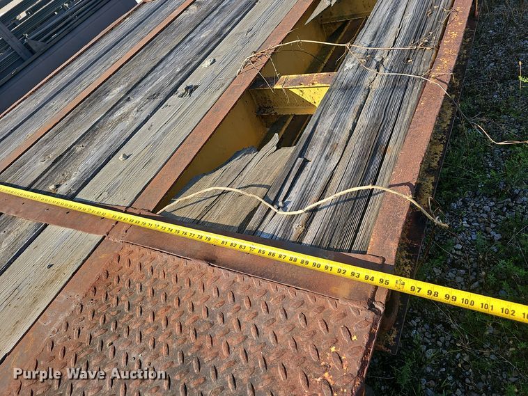 image for item NX9297 1978 Alabama Trailer  MTSH025AW drop tilt deck equipment trailer