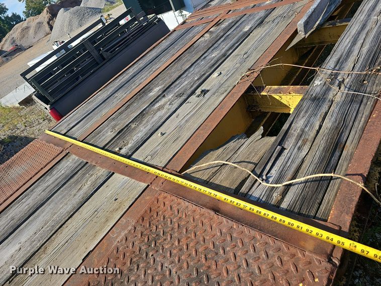 image for item NX9297 1978 Alabama Trailer  MTSH025AW drop tilt deck equipment trailer