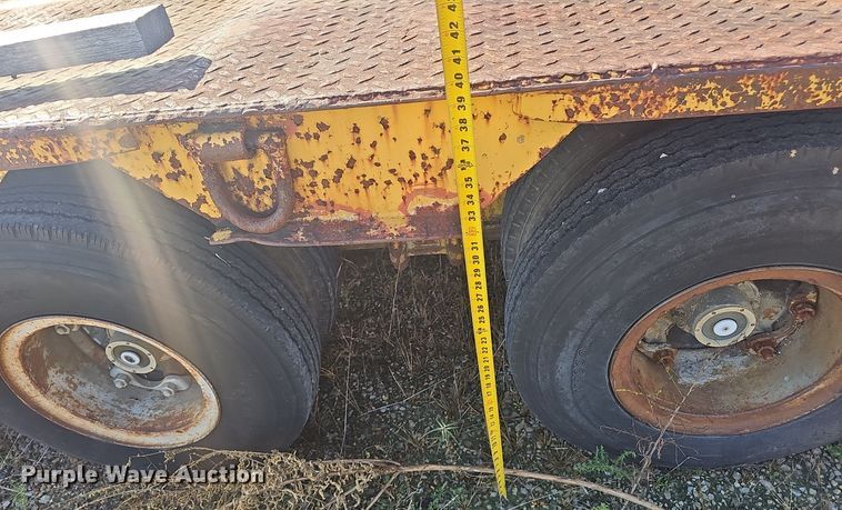 image for item NX9297 1978 Alabama Trailer  MTSH025AW drop tilt deck equipment trailer