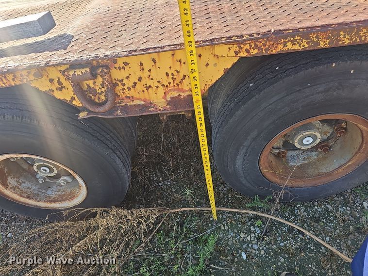 image for item NX9297 1978 Alabama Trailer  MTSH025AW drop tilt deck equipment trailer