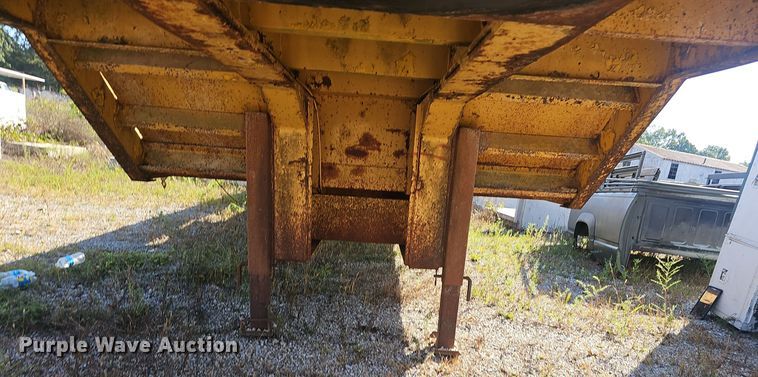 image for item NX9297 1978 Alabama Trailer  MTSH025AW drop tilt deck equipment trailer