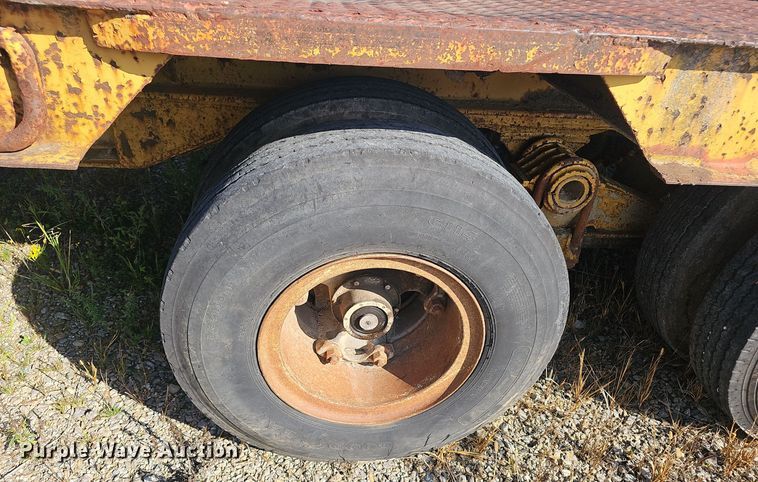 image for item NX9297 1978 Alabama Trailer  MTSH025AW drop tilt deck equipment trailer