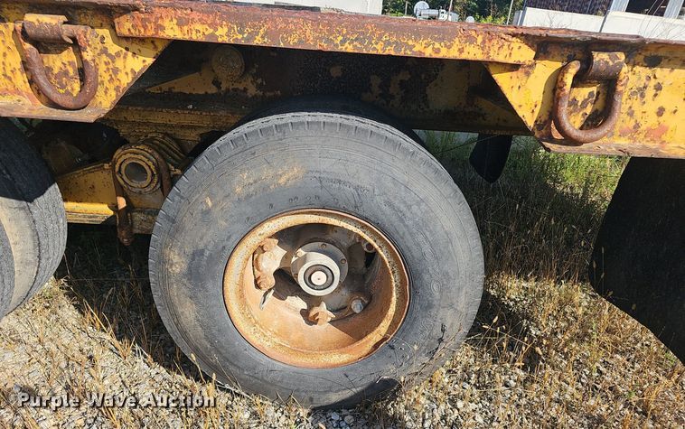 image for item NX9297 1978 Alabama Trailer  MTSH025AW drop tilt deck equipment trailer