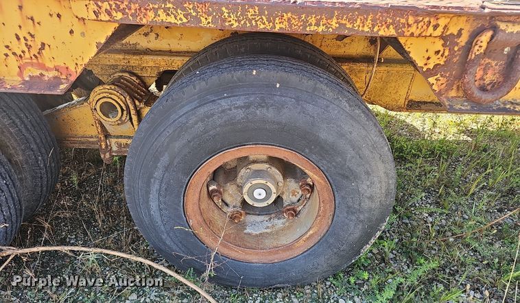 image for item NX9297 1978 Alabama Trailer  MTSH025AW drop tilt deck equipment trailer