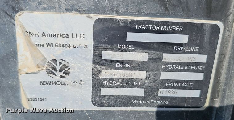 image for item NX9302 2010 New Holland  T6030 MFWD tractor