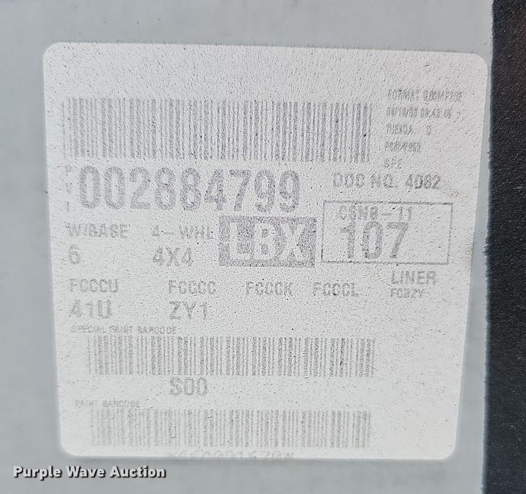 image for item NX9305 Chevrolet  pickup truck bed