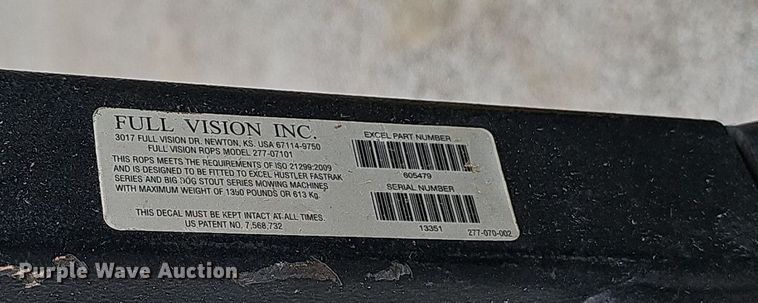 image for item NX9338 2020 Hustler Fastrack SDX ZTR lawn mower