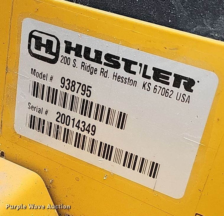 image for item NX9338 2020 Hustler Fastrack SDX ZTR lawn mower