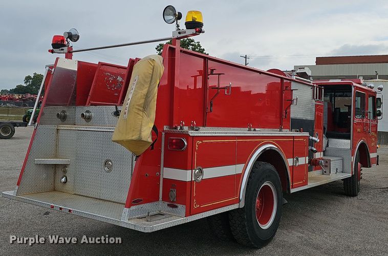image for item NX9348 1987 Pierce Arrow pumper fire truck