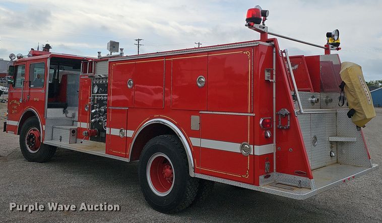 image for item NX9348 1987 Pierce Arrow pumper fire truck