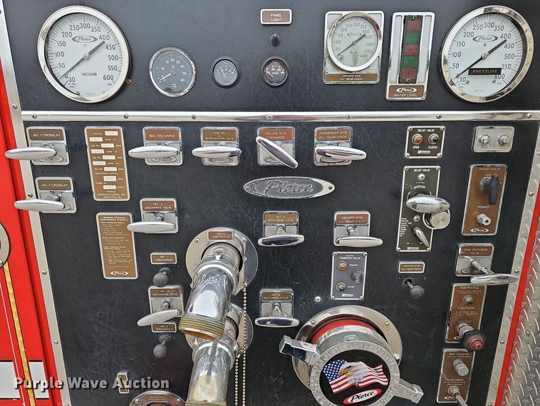 image for item NX9348 1987 Pierce Arrow pumper fire truck