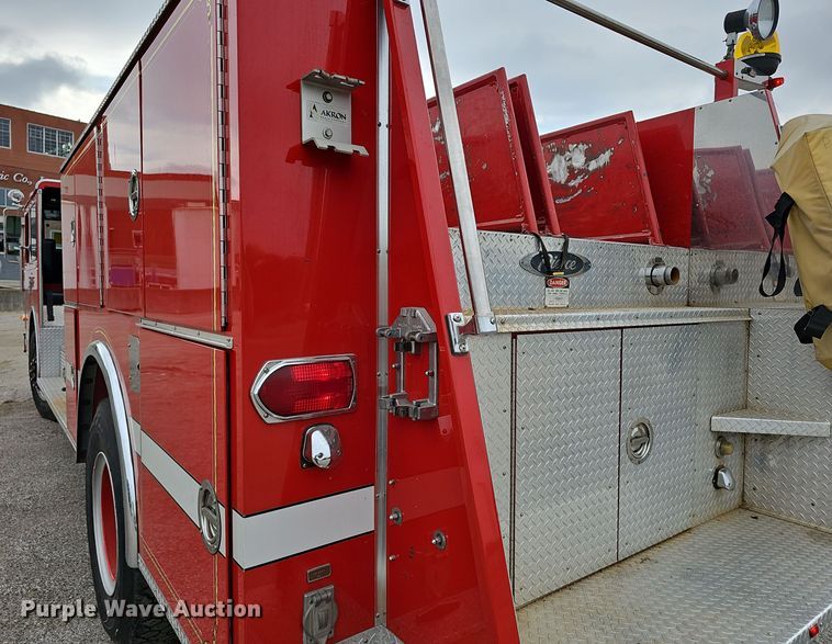 image for item NX9348 1987 Pierce Arrow pumper fire truck
