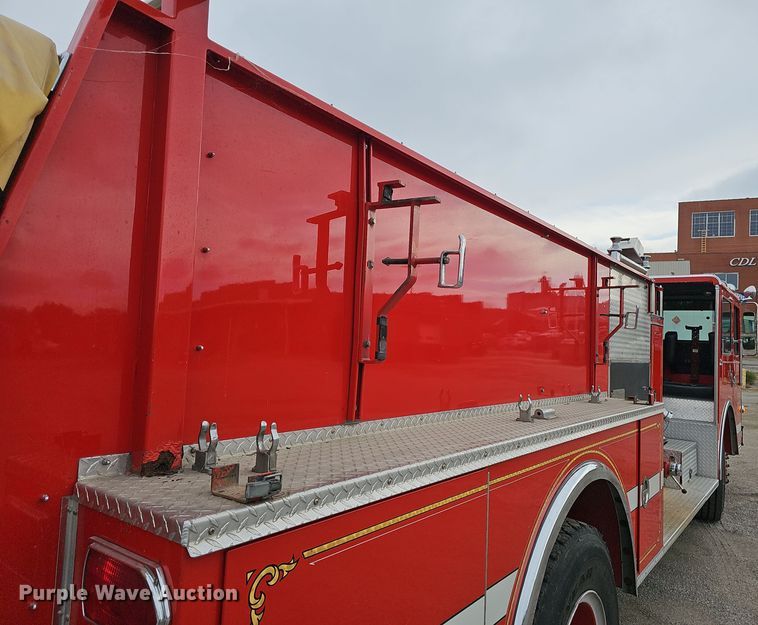 image for item NX9348 1987 Pierce Arrow pumper fire truck