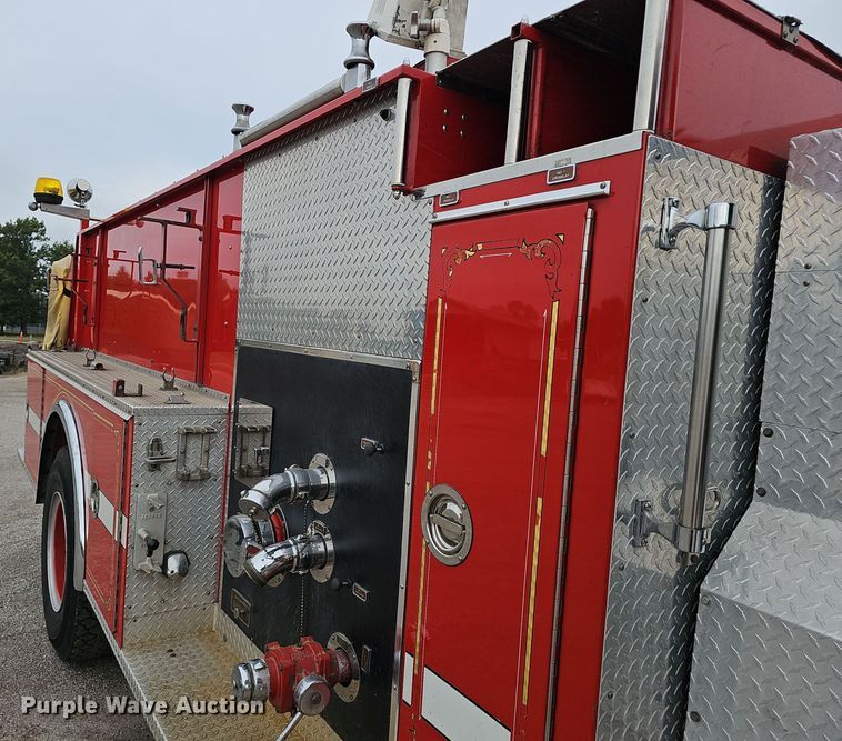 image for item NX9348 1987 Pierce Arrow pumper fire truck