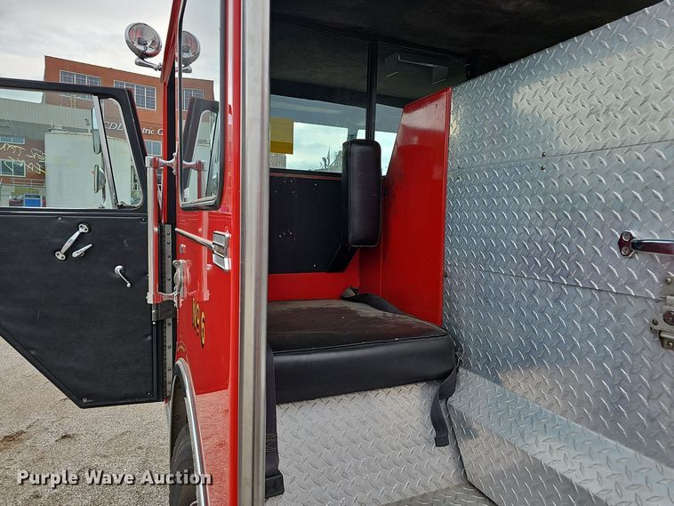 image for item NX9348 1987 Pierce Arrow pumper fire truck